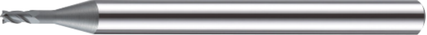 Koves DME235 2-flute flat carbide end mill for graphite, DIA-MAX series