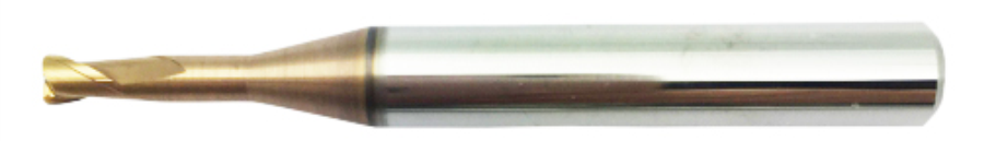 Koves NHRR230 2-flute long-neck radius carbide end mill, HR-MAX series